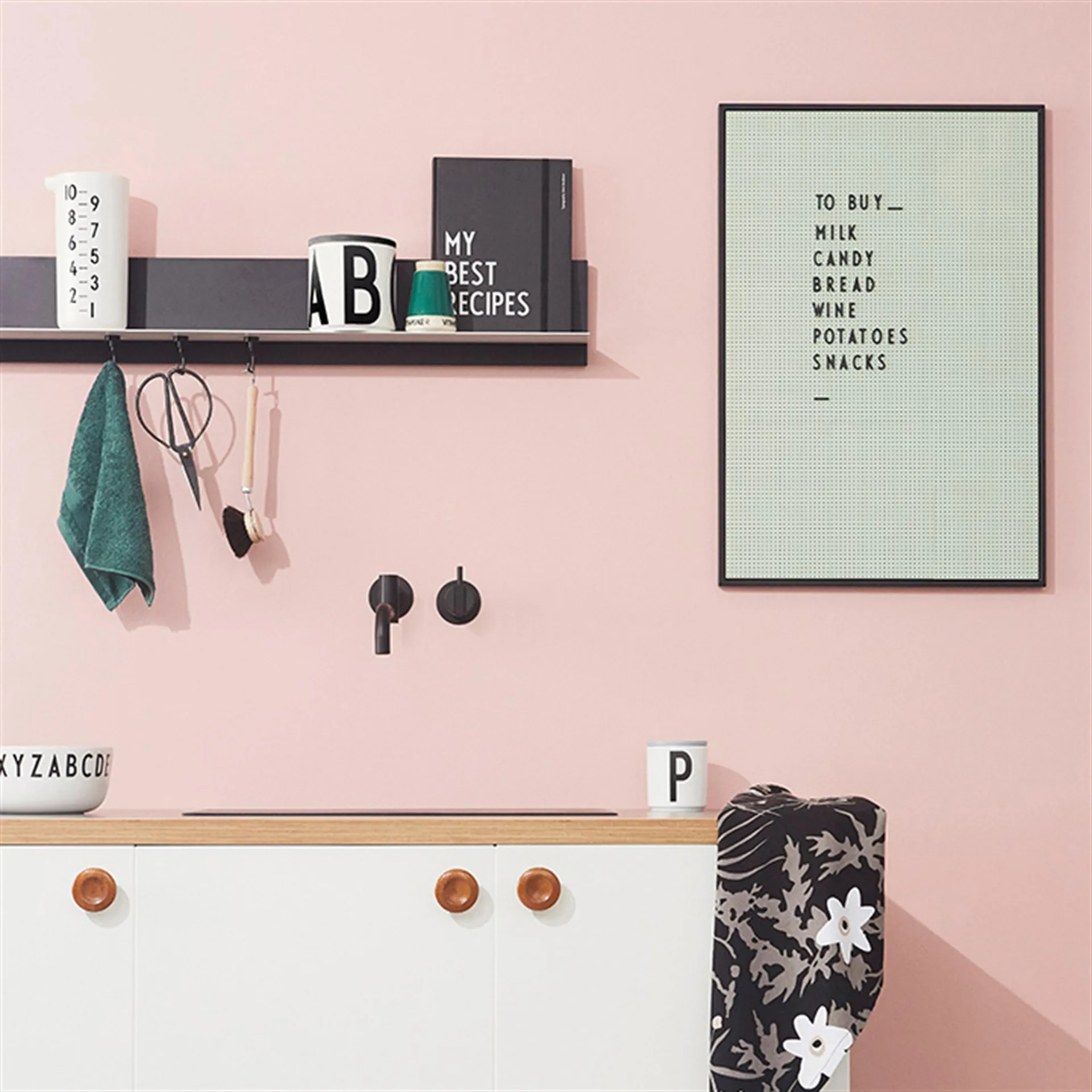 Design Letters kirjaintaulu A2, vihreä Design Letters