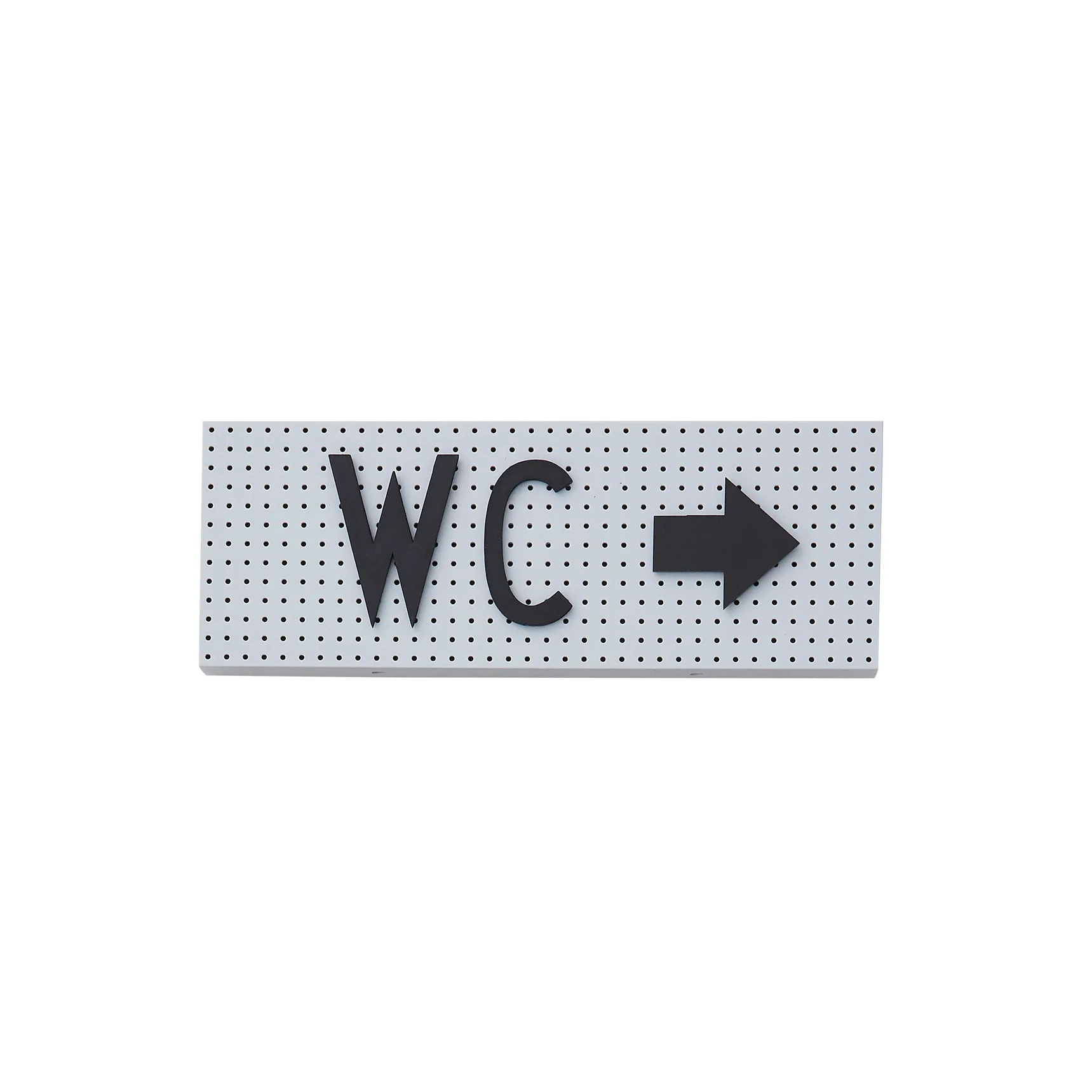 Design Letters kirjaintaulu pieni, harmaa Design Letters