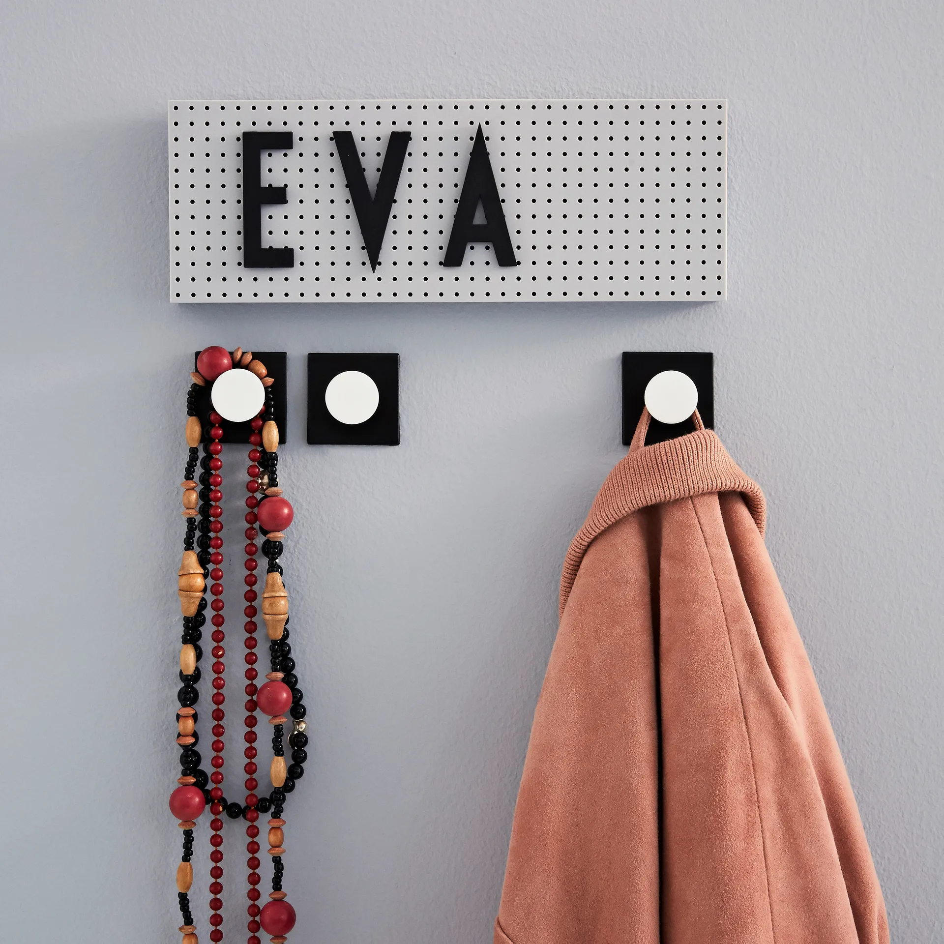 Design Letters kirjaintaulu pieni, harmaa Design Letters