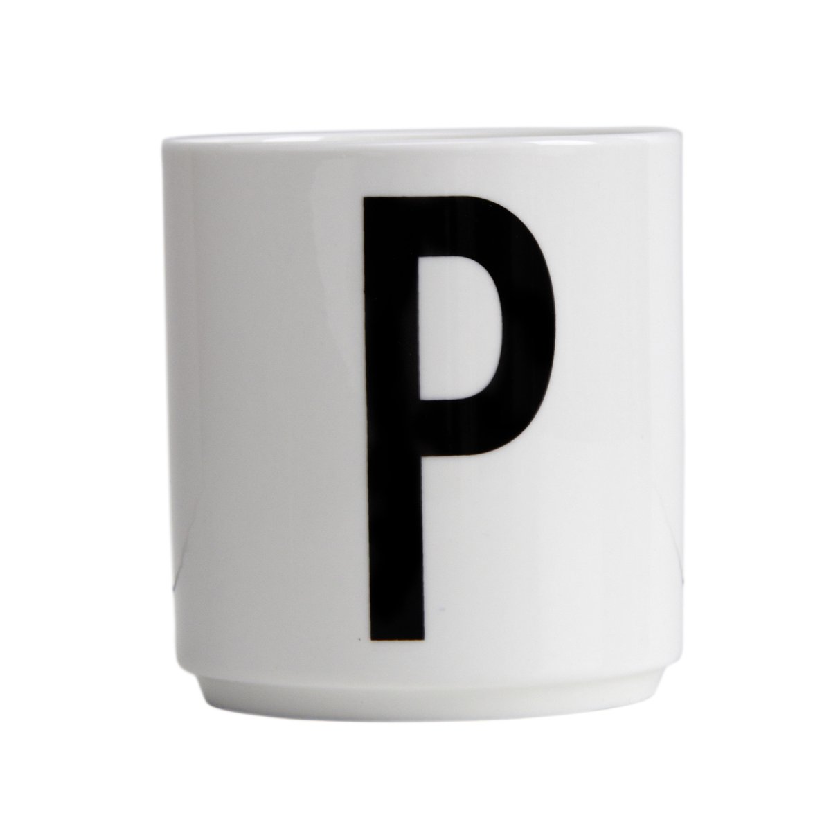 Design Letters kuppi P | Skandinaavinen Sisustus | Kahvikupit | Musta