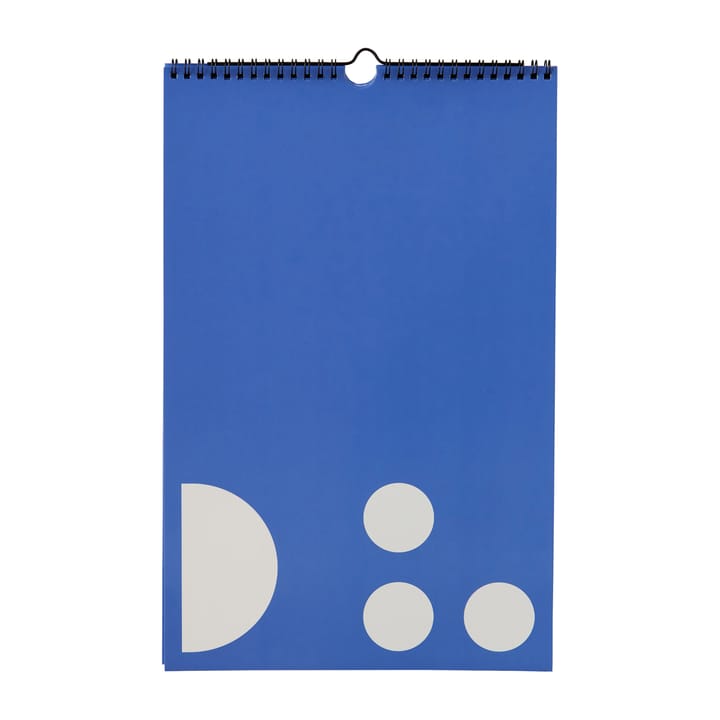 Design Letters -kuukausikalenteri - Cobalt blue - Design Letters