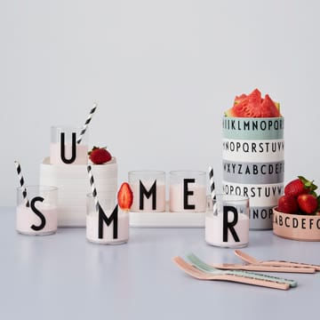 Design Letters lasten ruokailuvälineet melamiimi - Nude - Design Letters