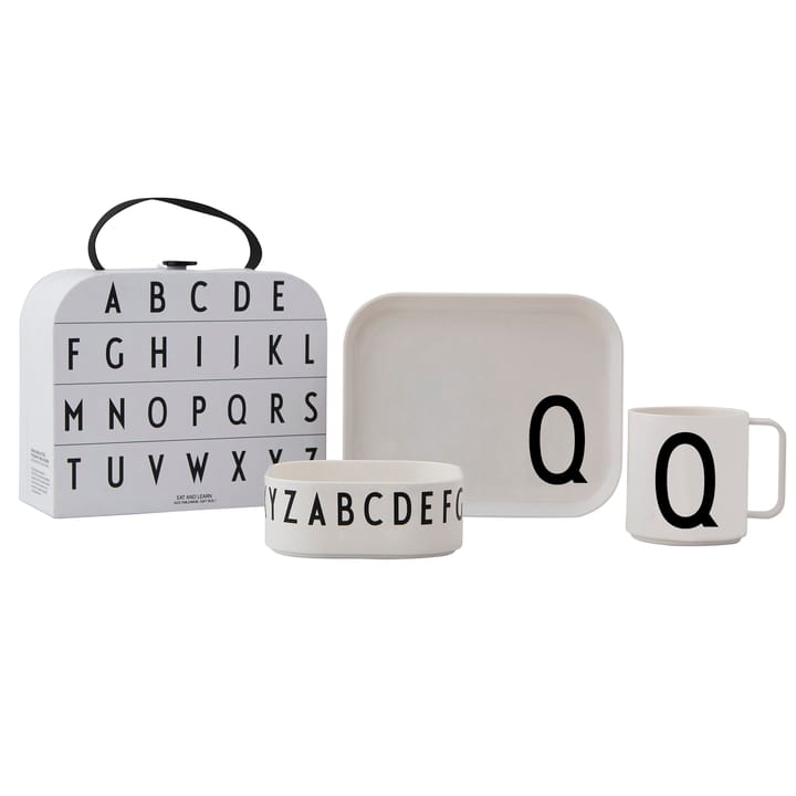Design Letters lasten tarjoilusetti - Q - Design Letters