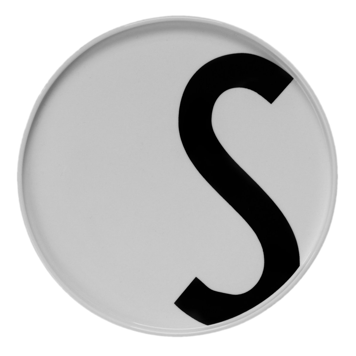 Design Letters lautanen S | Skandinaavinen Sisustus | Asetit | Valkoinen