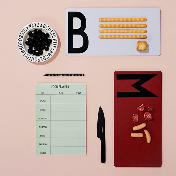 Design Letters leikkuulauta - M for meat - Design Letters