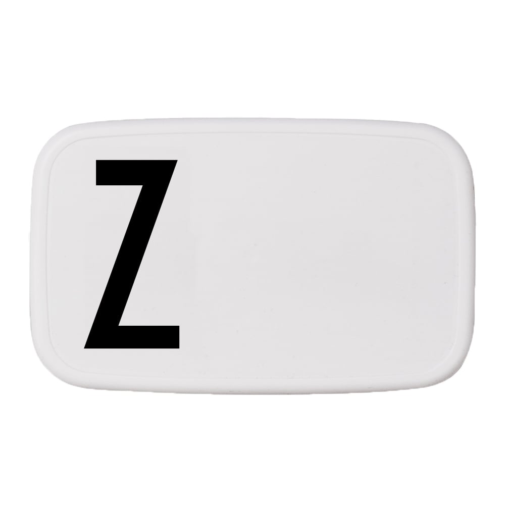 Design Letters lounaslaatikko Z | Skandinaavinen Sisustus | Eväslaatikot | Musta