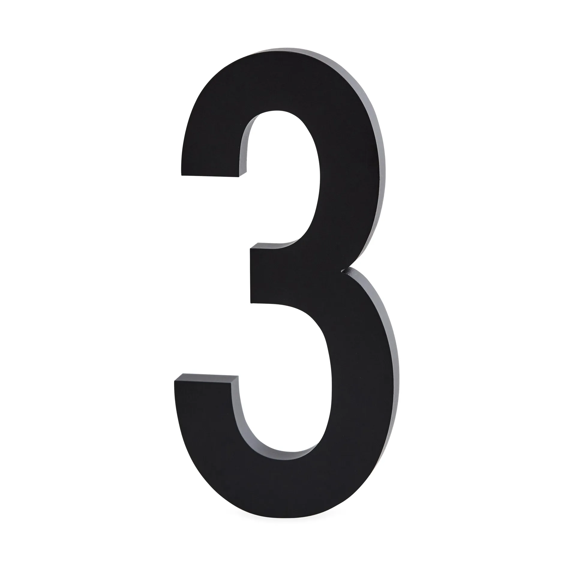 Design Letters numerot alumiini 100 mm, 3 Design Letters