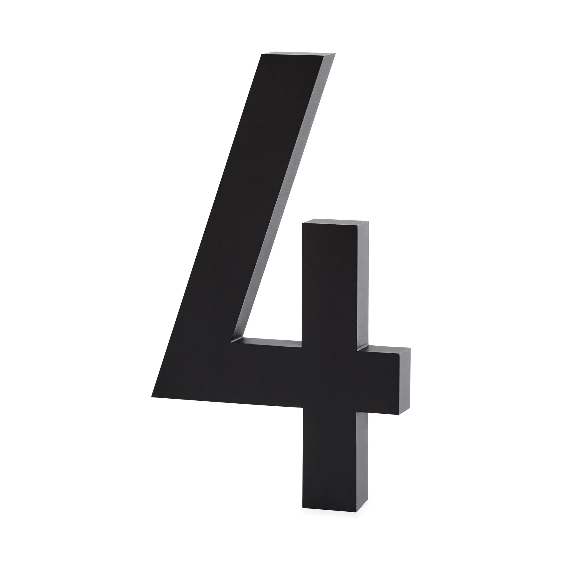 Design Letters numerot alumiini 100 mm, 4 Design Letters