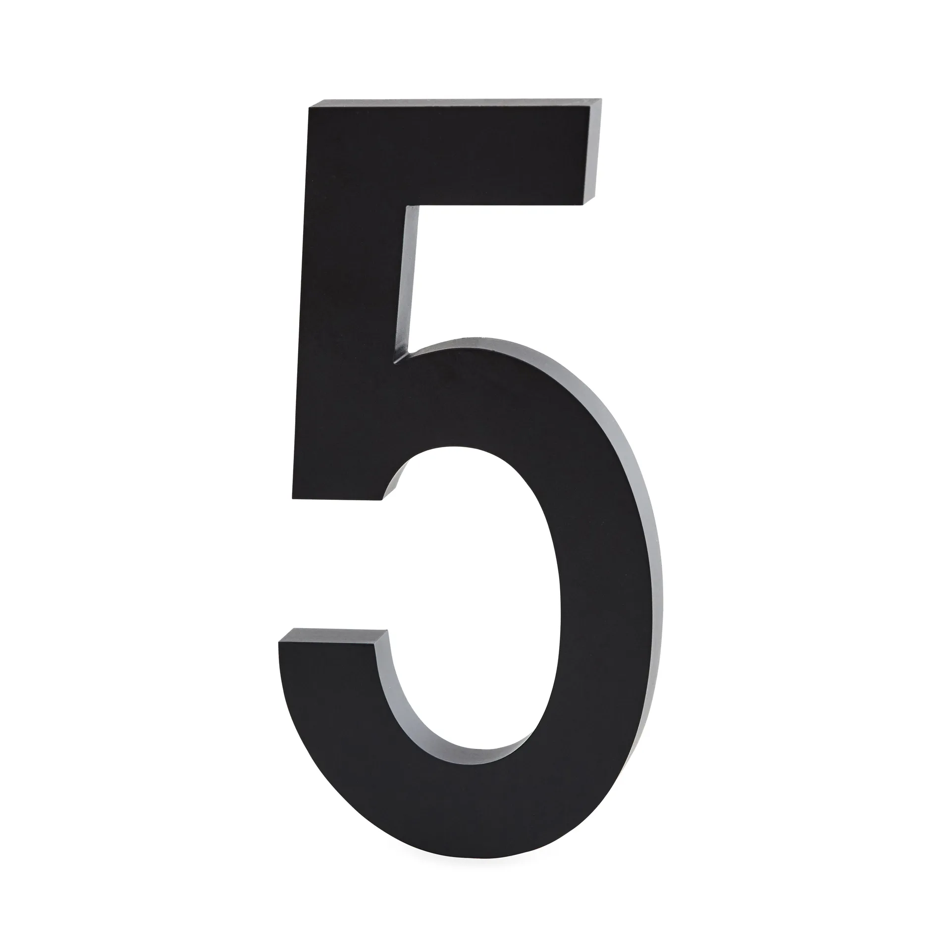 Design Letters numerot alumiini 100 mm, 5 Design Letters