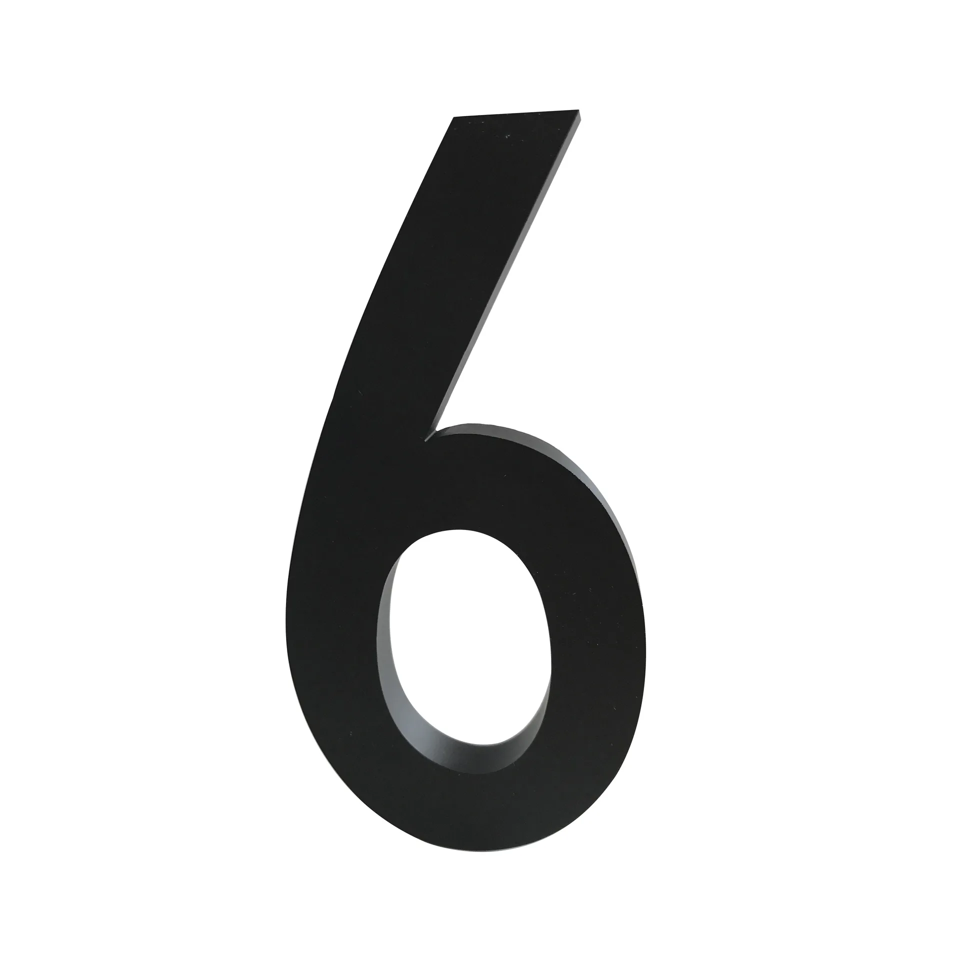 Design Letters numerot alumiini 100 mm, 6 Design Letters