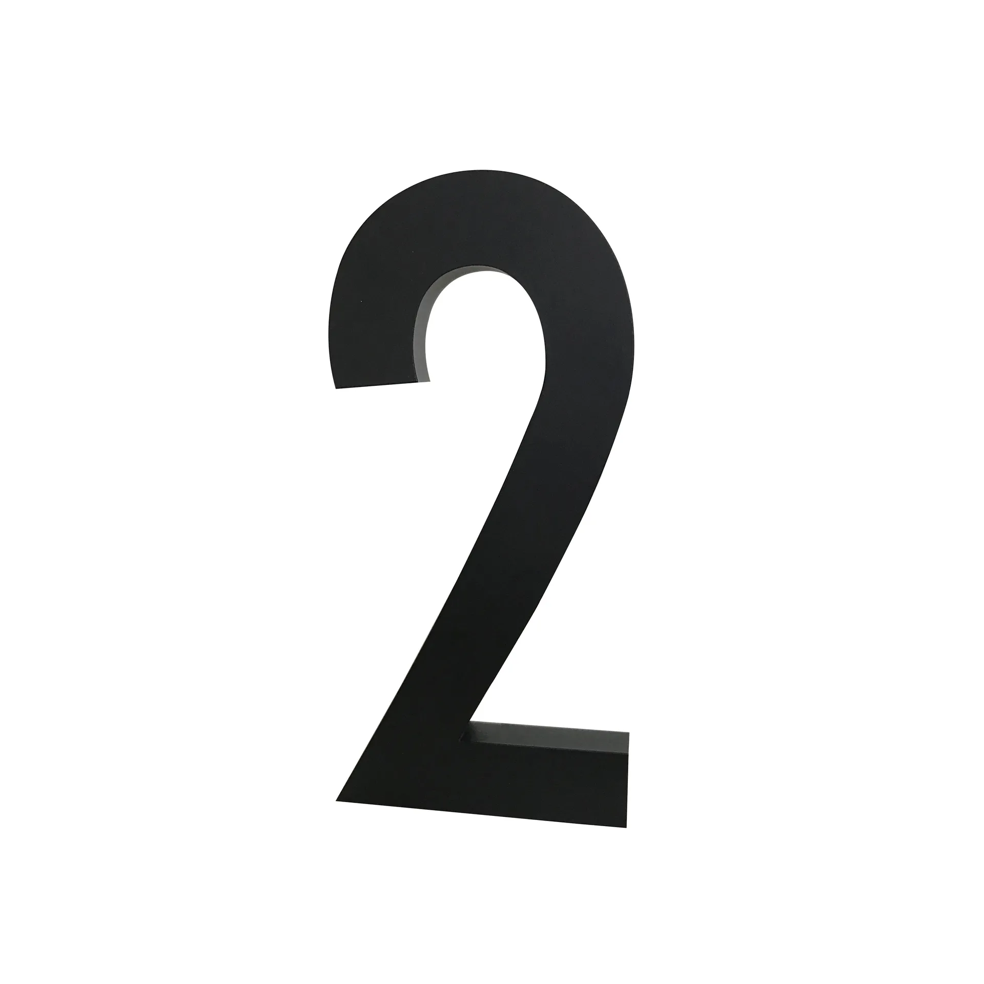 Design Letters numerot alumiini 50 mm, 2 Design Letters