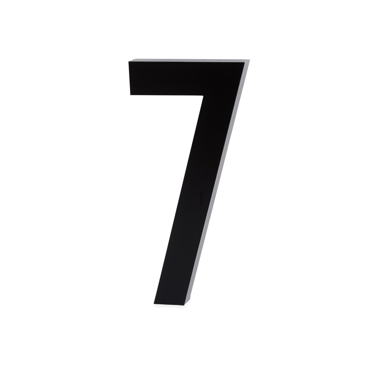 Design Letters numerot alumiini 50 mm 7 | Skandinaavinen Sisustus | Lastenhuoneen sisustus | Musta