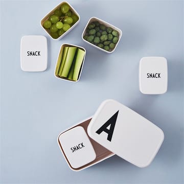 Design Letters snack box lounaslaatikolle - valkoinen - Design Letters
