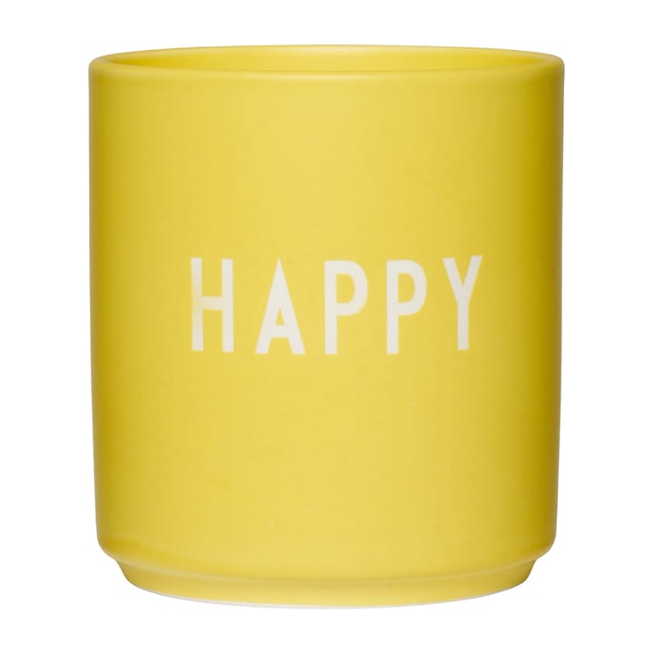 Design Letters suosikkikuppi 25 cl - Happy-yellow - Design Letters