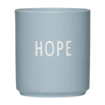 Design Letters suosikkikuppi 25 cl - Hope-light blue - Design Letters