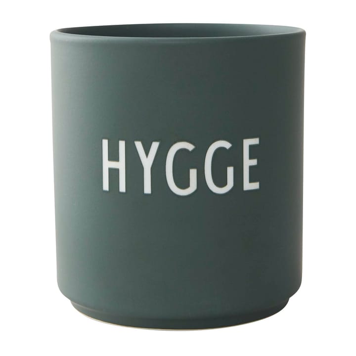 Design Letters suosikkikuppi 25 cl - Hygge-dark green - Design Letters