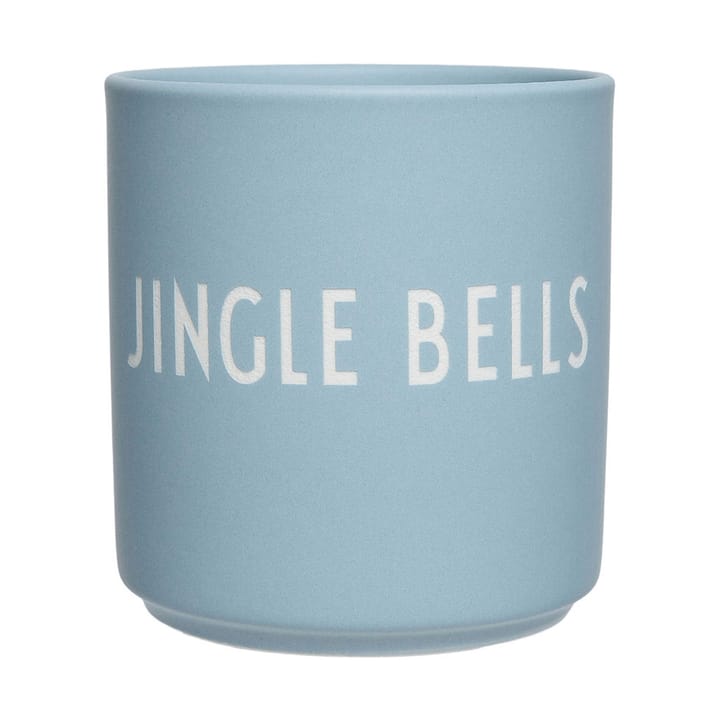 Design Letters suosikkikuppi 25 cl - Jingle bells-light blue - Design Letters