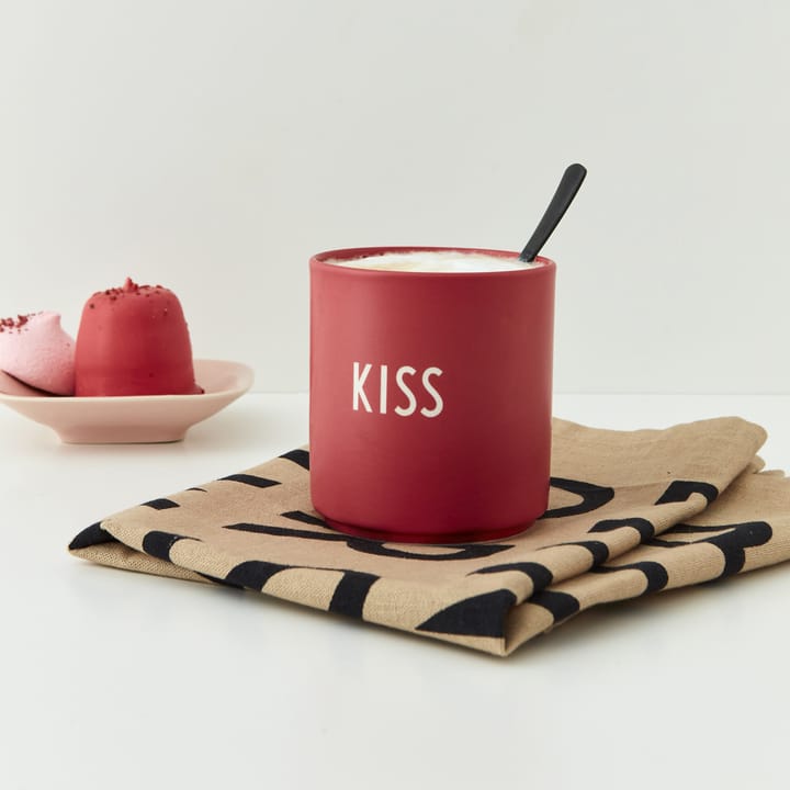 Design Letters suosikkikuppi 25 cl - Kiss-rose - Design Letters