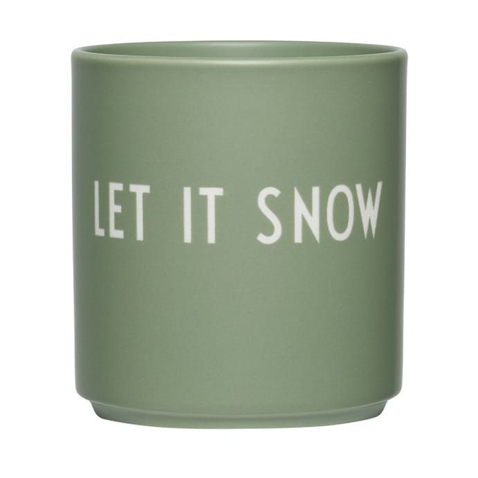 Design Letters suosikkikuppi 25 cl - Let it snow - Design Letters