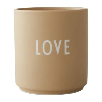 Design Letters suosikkikuppi 25 cl - Love-beige - Design Letters
