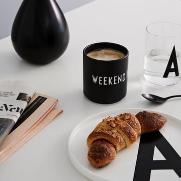 Design Letters suosikkikuppi 25 cl - Weekend-black - Design Letters