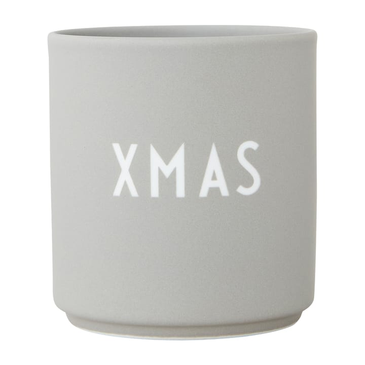 Design Letters suosikkikuppi 25 cl - Xmas-cool grey - Design Letters