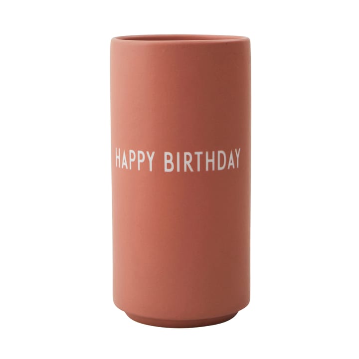 Design Letters -suosikkimaljakko - Happy Birthday (nude) - Design Letters