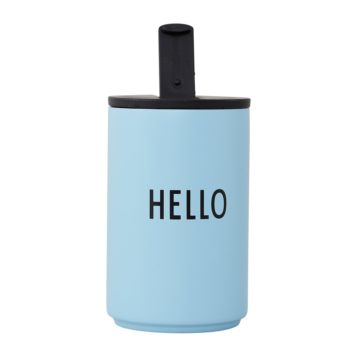 Design Letters termosmuki Light blue-hello | Skandinaavinen Sisustus | Termosmukit | Sininen