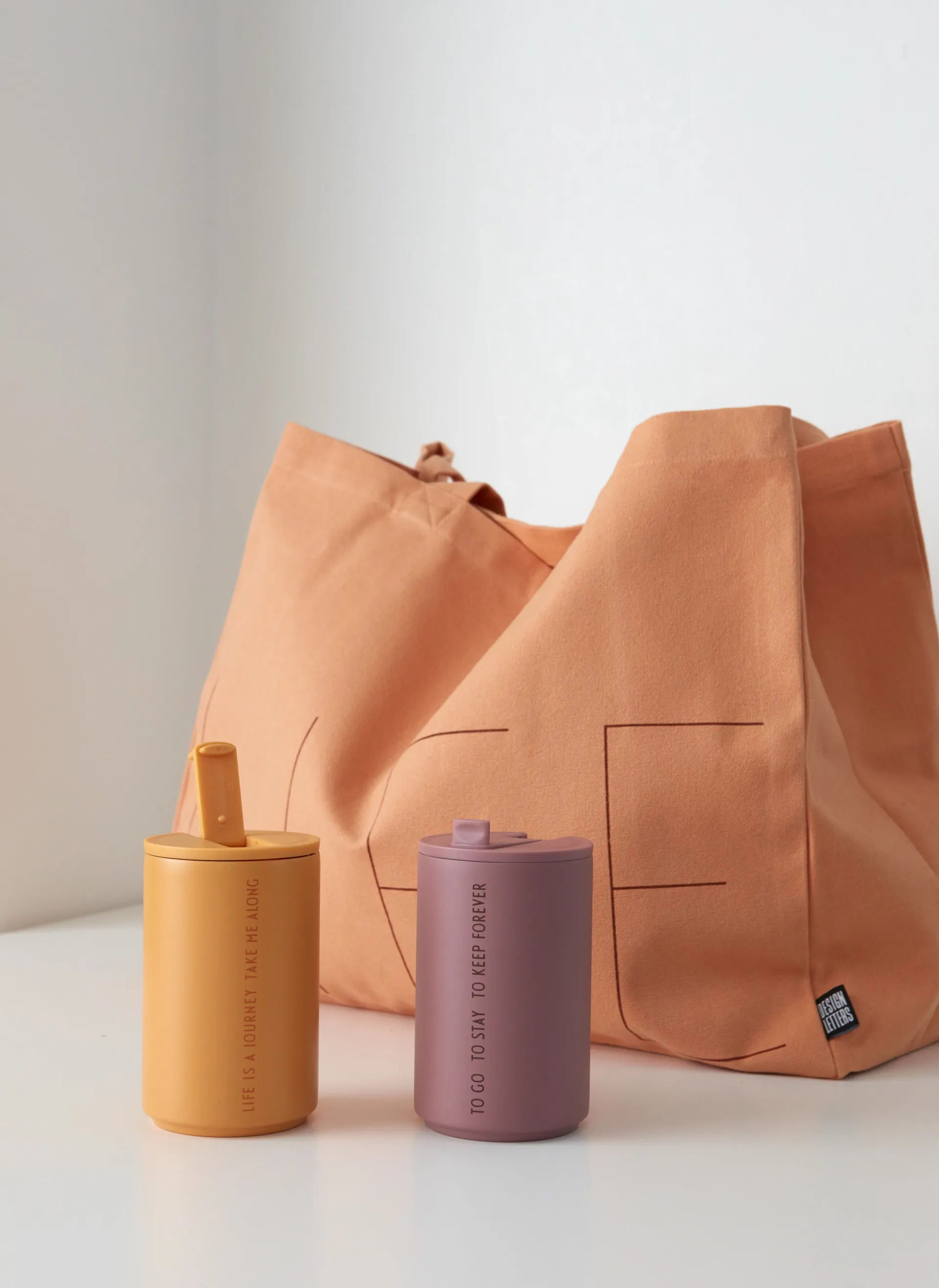 Design Letters termosmuki, To Go (ash rose) Design Letters