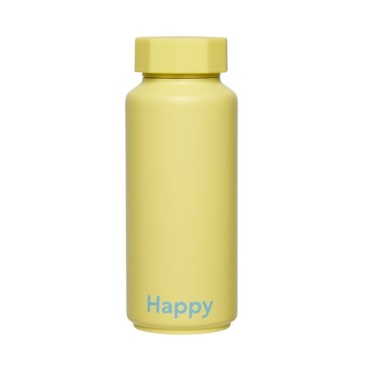 Design Letters termospullo - Happy-keltainen - Design Letters