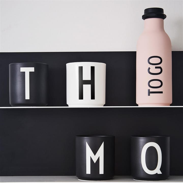 Design Letters TO GO juomapullo - vaaleanpunainen - Design Letters