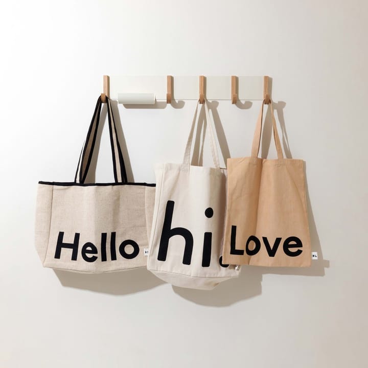 Design Letters Tote bag -laukku, Love-beige Design Letters