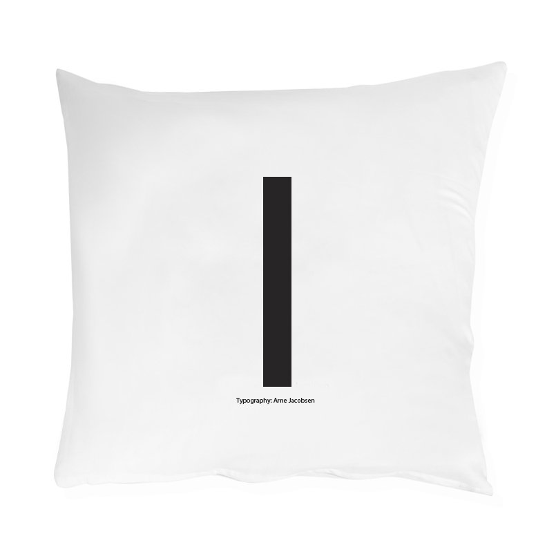 Design Letters tyynyliina 60x50 cm I | Skandinaavinen Sisustus | Tyynyliinat | Musta