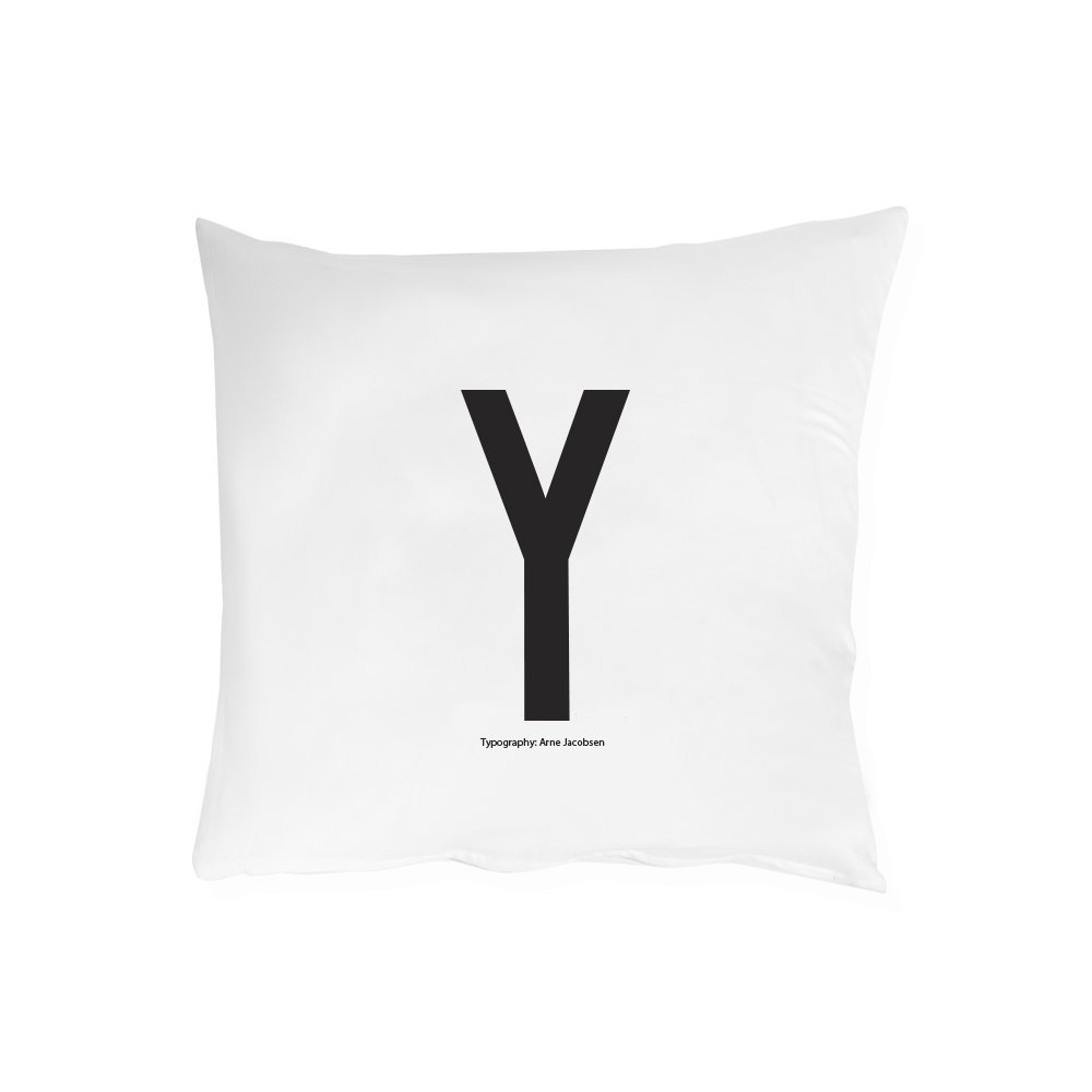 Design Letters tyynyliina 63x60 cm Y | Skandinaavinen Sisustus | Tyynyliinat | Valkoinen