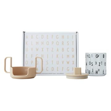 Grow with your cup -kuppi - Beige - Design Letters