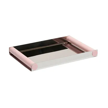 Ray tarjotin disco bricka 20,5x30 cm - Creole pink-ruostumaton teräs - Design Letters