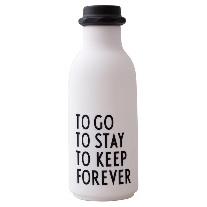 TO GO juomalasi Special Edition, Valkoinen Design Letters