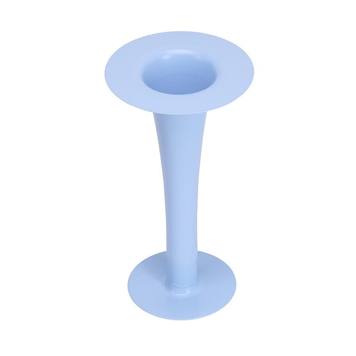 Trumpet 2-in-1 vaasi ja kynttilänjalka 24 cm - Blue - Design Letters