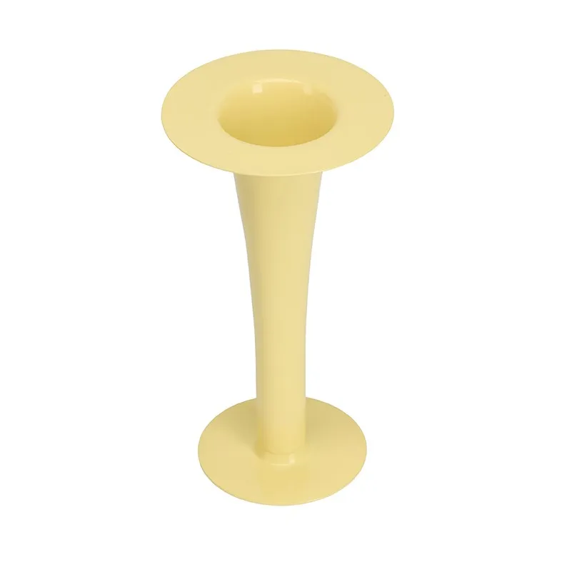 Trumpet 2-in-1 vaasi ja kynttilänjalka 24 cm, Yellow Design Letters