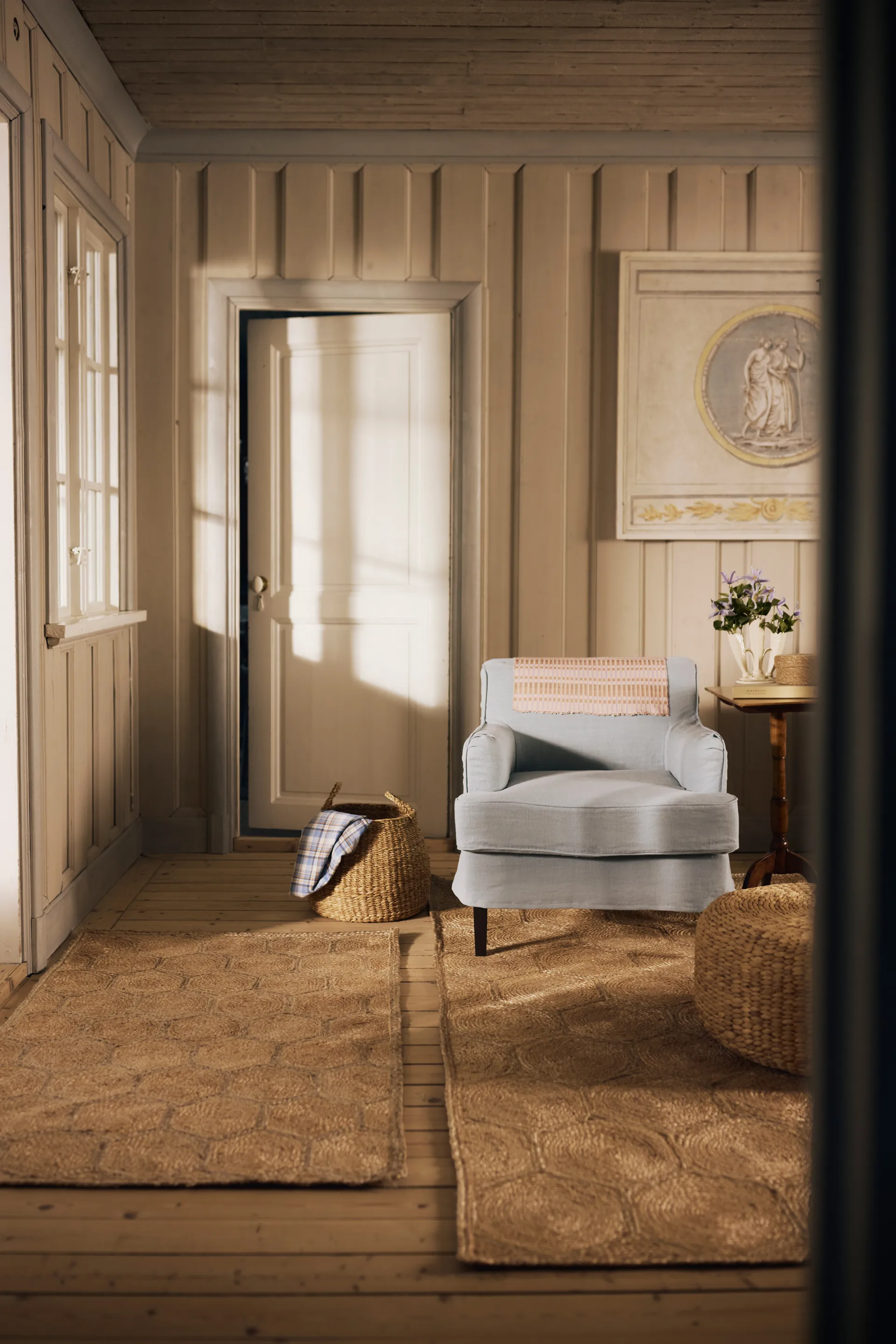 Elin matto, Honey comb natural, 90×150 cm Dixie