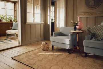 Elin matto - Hunajakennokuvio luonnollinen, 160x230 cm - Dixie