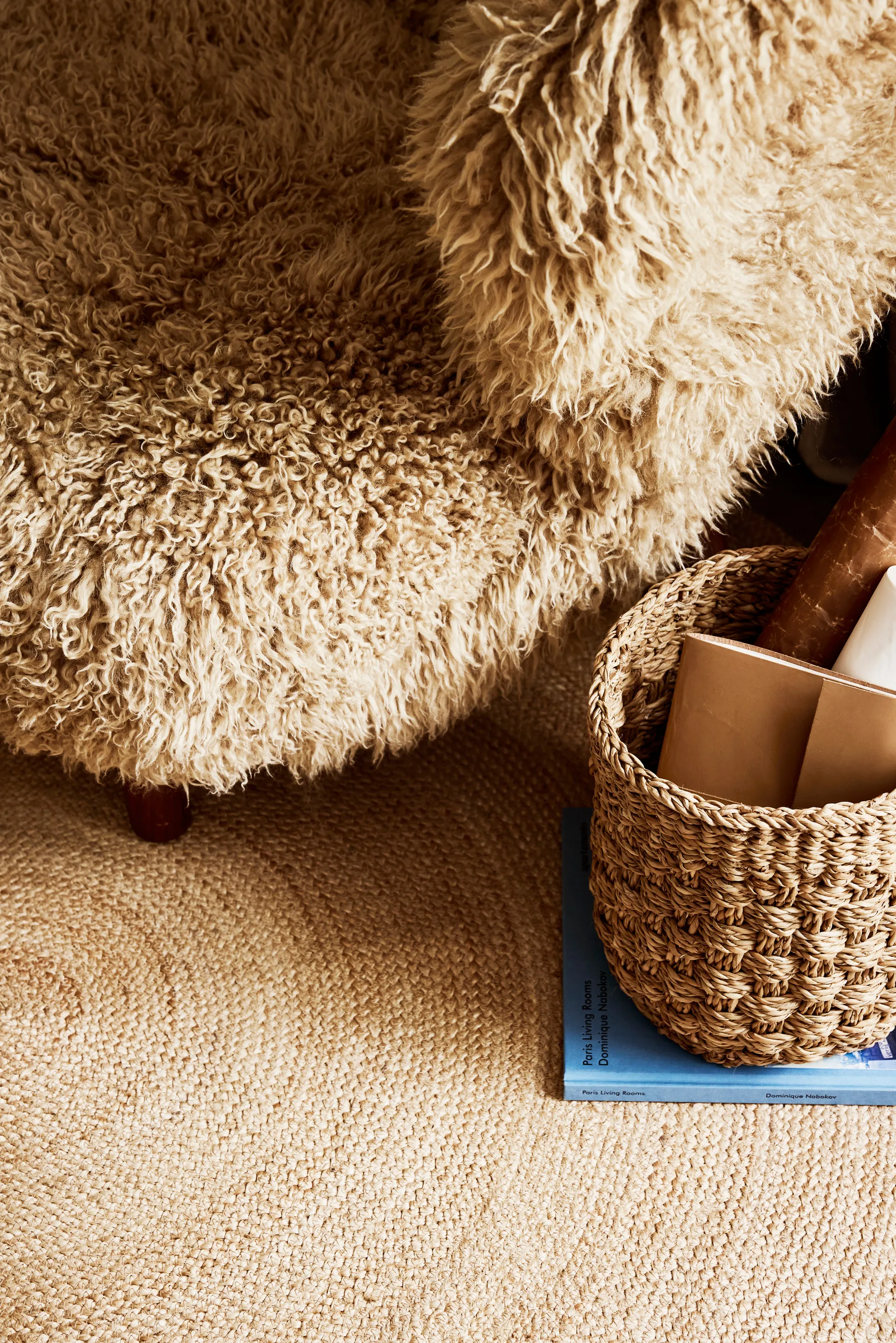 Elin matto natural, Ø125 cm Dixie