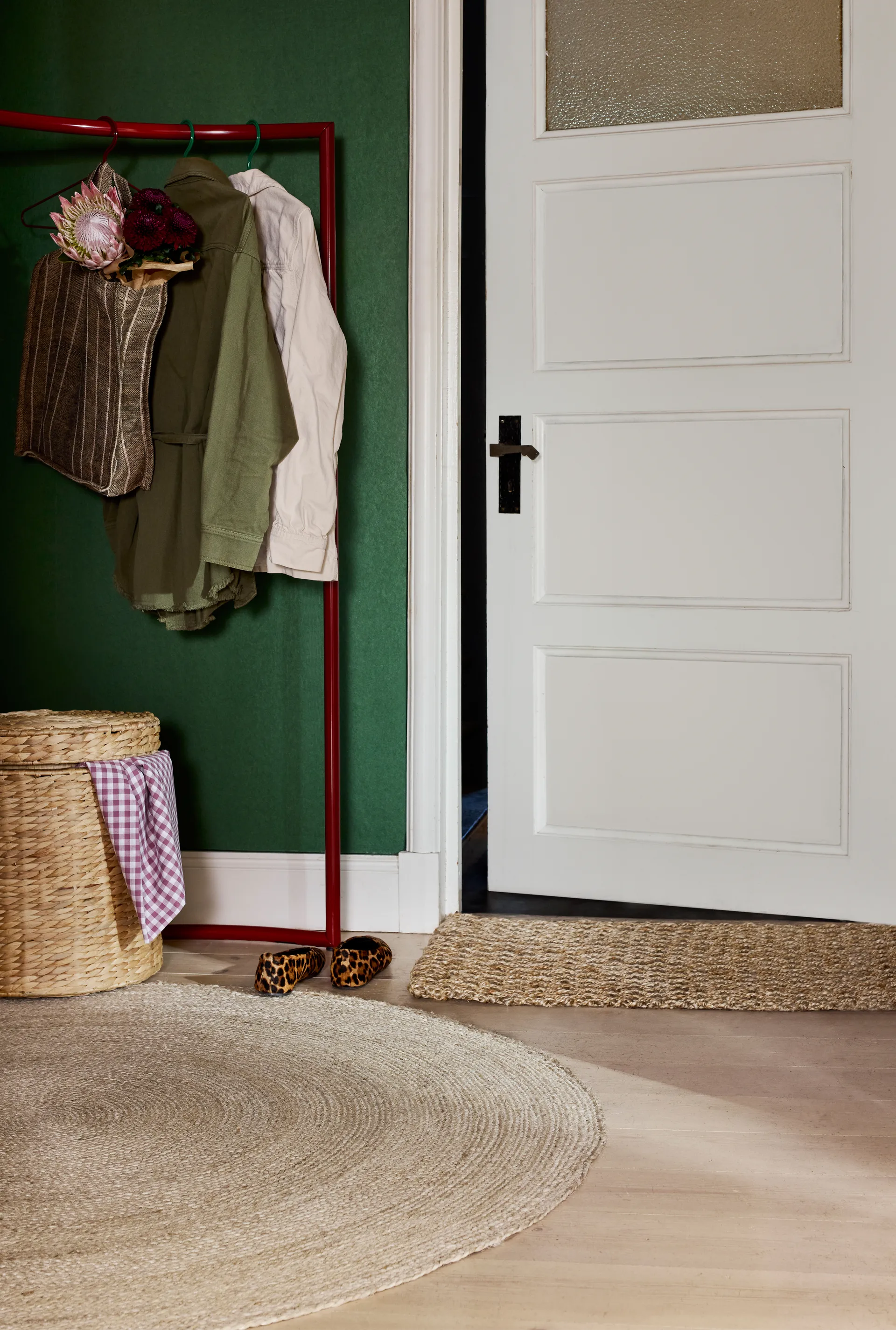 Elin matto natural grey, Ø150 cm Dixie