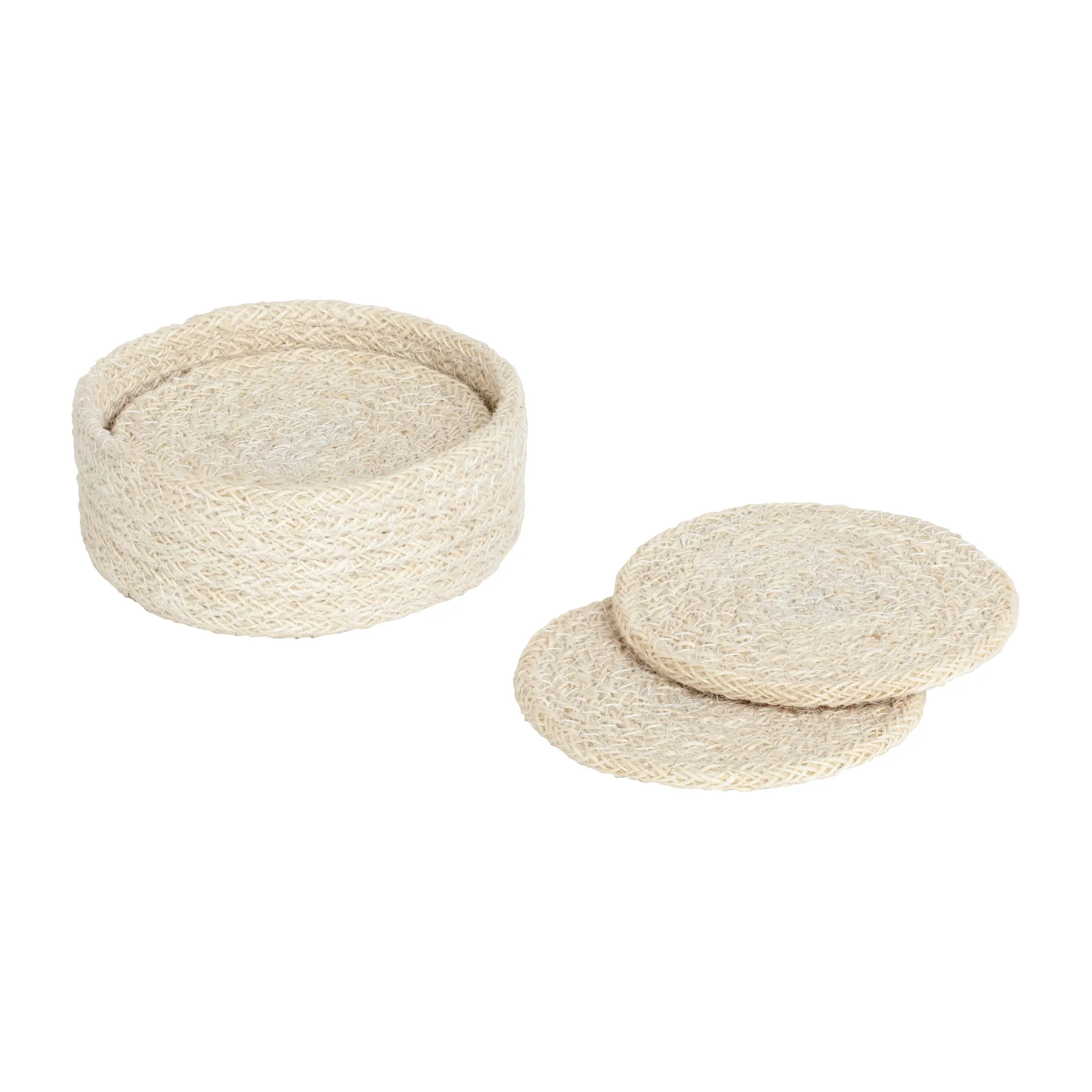 Ella lasinaluset Ø10,5 cm 6-pack, Pure white Dixie