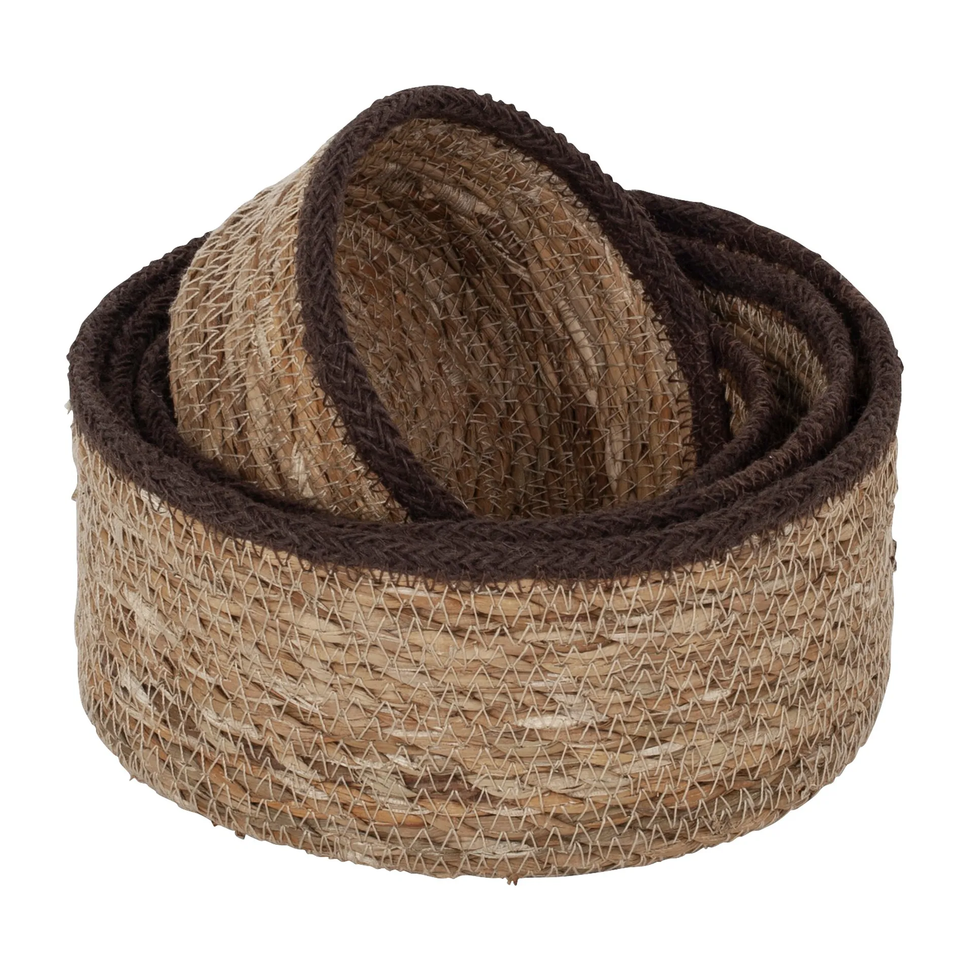 Emil seagrass kori small 4-pack, Luonnonvärinen-ruskea Dixie