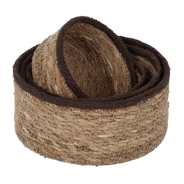 Emil seagrass kori small 4-pack - Luonnonvärinen-ruskea - Dixie