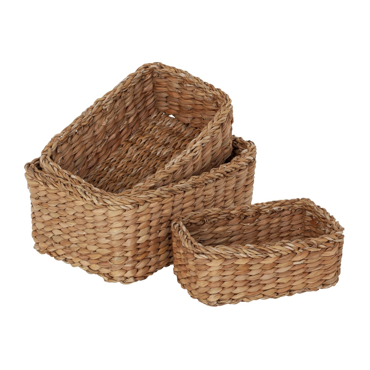 Dixie Esther säilytyslaatikko 3 osaa Natural | Skandinaavinen Sisustus | Säilytyskorit | Beige