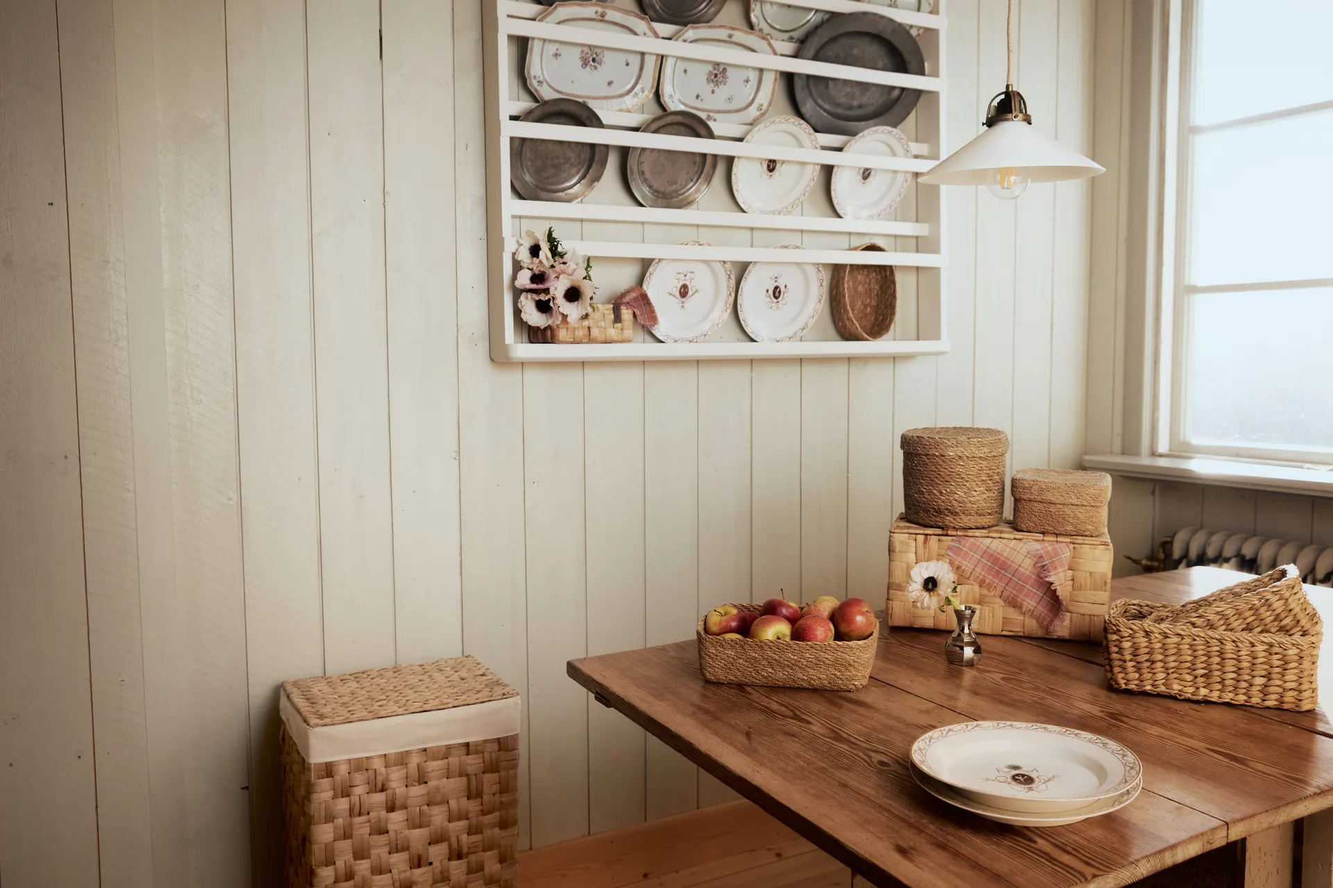 Esther säilytyslaatikko 3 osaa, Natural Dixie