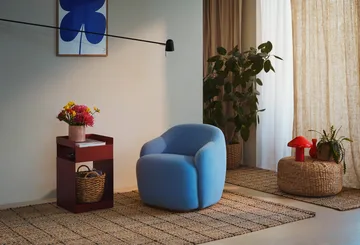 Freja juuttimatto ruudullinen 160 x 230 cm - Natural-dark grey - Dixie