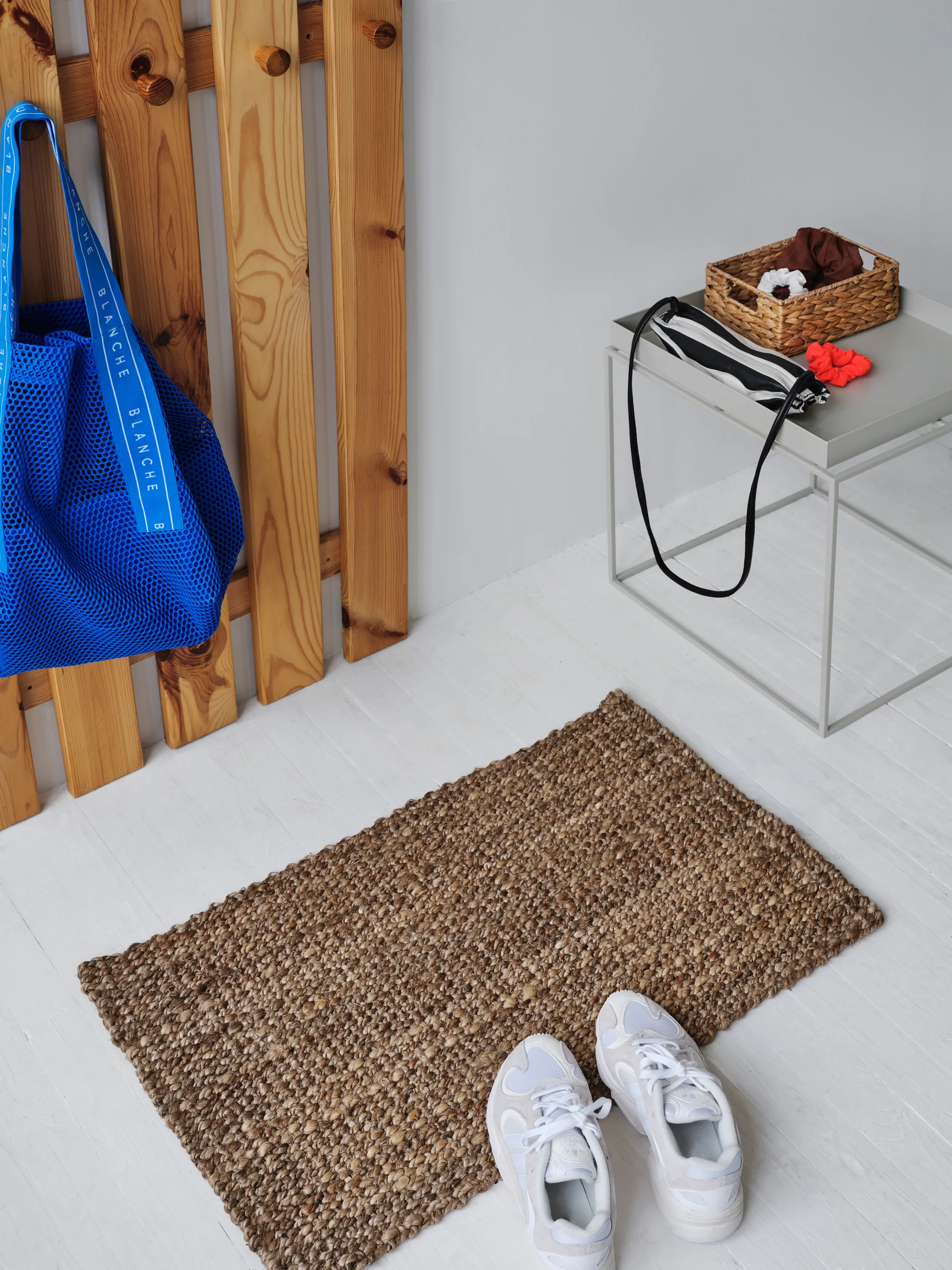 Freja ovimatto 50x80 cm, Luonnonharmaa Dixie